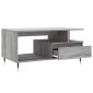 vidaXL Τραπεζάκι Σαλονιού Γκρι Sonoma 90x49x45 εκ.Επεξεργασμένο Ξύλο