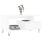 vidaXL Τραπεζάκι Σαλονιού Λευκό 90 x 49 x45 εκ. από Επεξεργασμένο Ξύλο