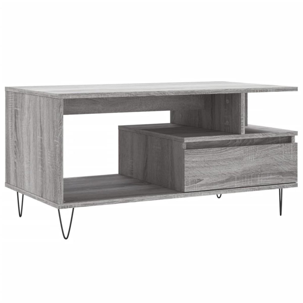 vidaXL Τραπεζάκι Σαλονιού Γκρι Sonoma 90x49x45 εκ.Επεξεργασμένο Ξύλο