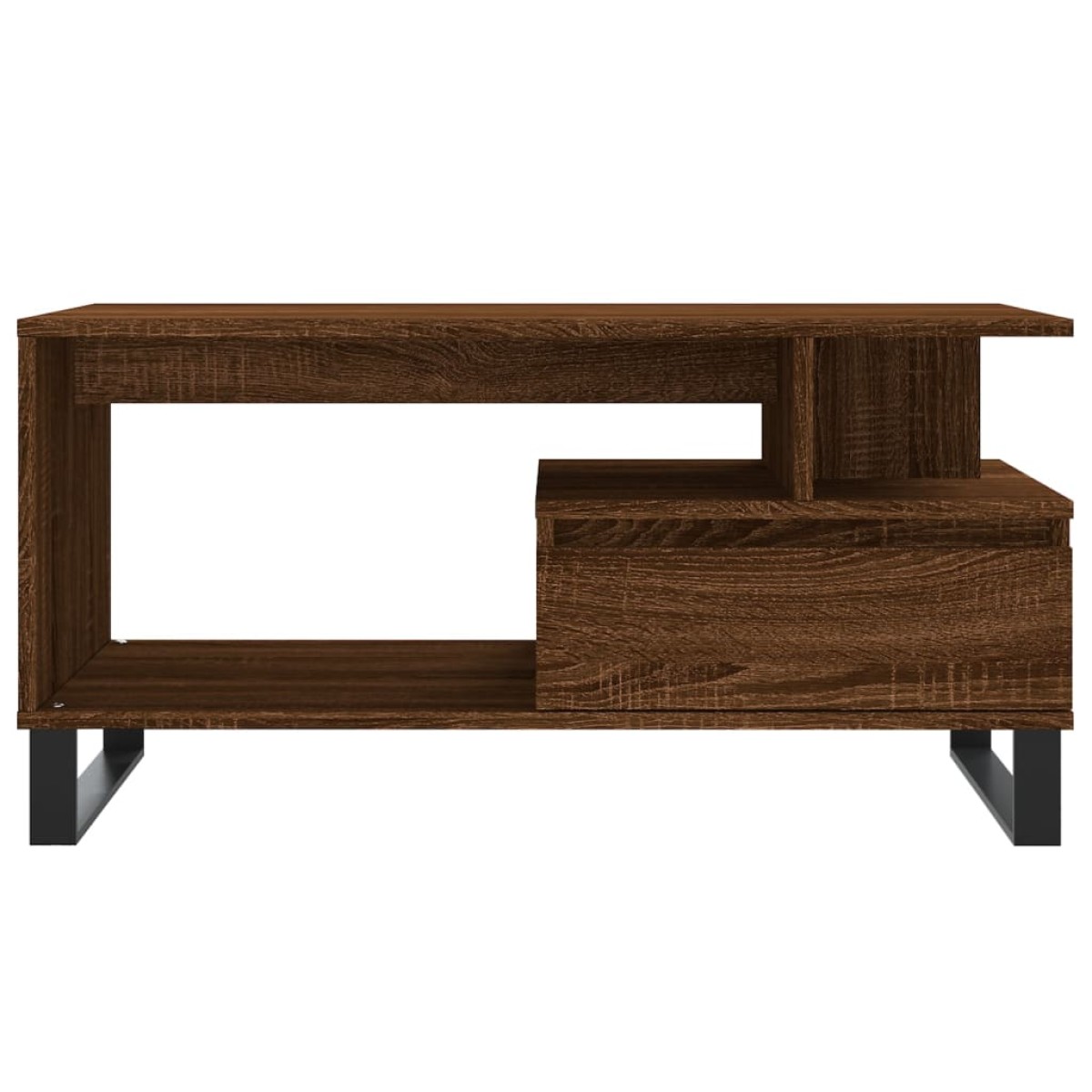 vidaXL Τραπεζάκι Σαλονιού Καφέ Δρυς 90x49x45 εκ. Επεξεργασμ. Ξύλο