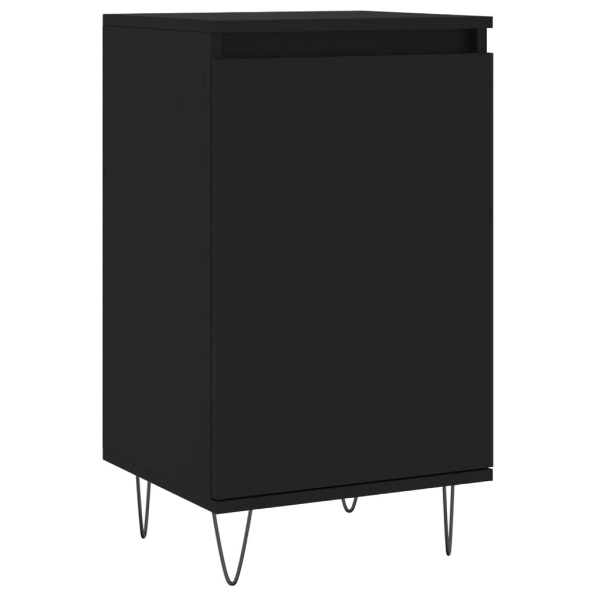 vidaXL Ντουλάπια 2 τεμ. Μαύρα 40 x 35 x 70 εκ. από Επεξεργασμένο Ξύλο