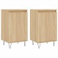 vidaXL Ντουλάπια 2 τεμ. Sonoma Δρυς 40x35x70 εκ. Επεξεργασμένο Ξύλο