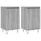 vidaXL Ντουλάπια 2 τεμ. Γκρι Sonoma 40x35x70 εκ. Επεξεργασμένο Ξύλο