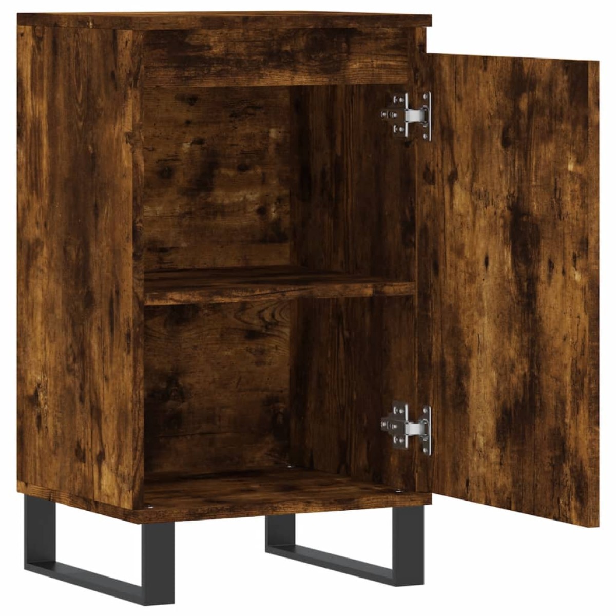 vidaXL Ντουλάπια 2 τεμ. Καπνιστή Δρυς 40x35x70 εκ. από Επεξεργ. Ξύλο