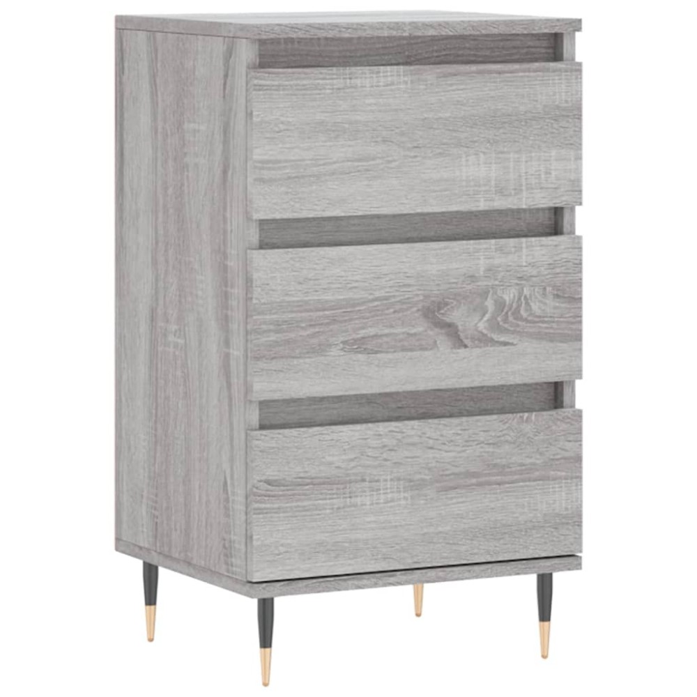 vidaXL Συρταριέρα Γκρι Sonoma 40 x 35 x 70 εκ. από Επεξεργασμένο Ξύλο