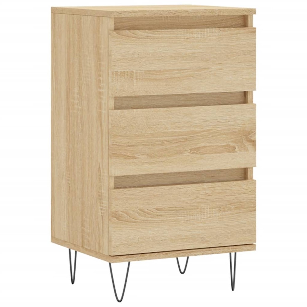 vidaXL Συρταριέρα Sonoma Δρυς 40 x 35 x 70 εκ. από Επεξεργασμένο Ξύλο