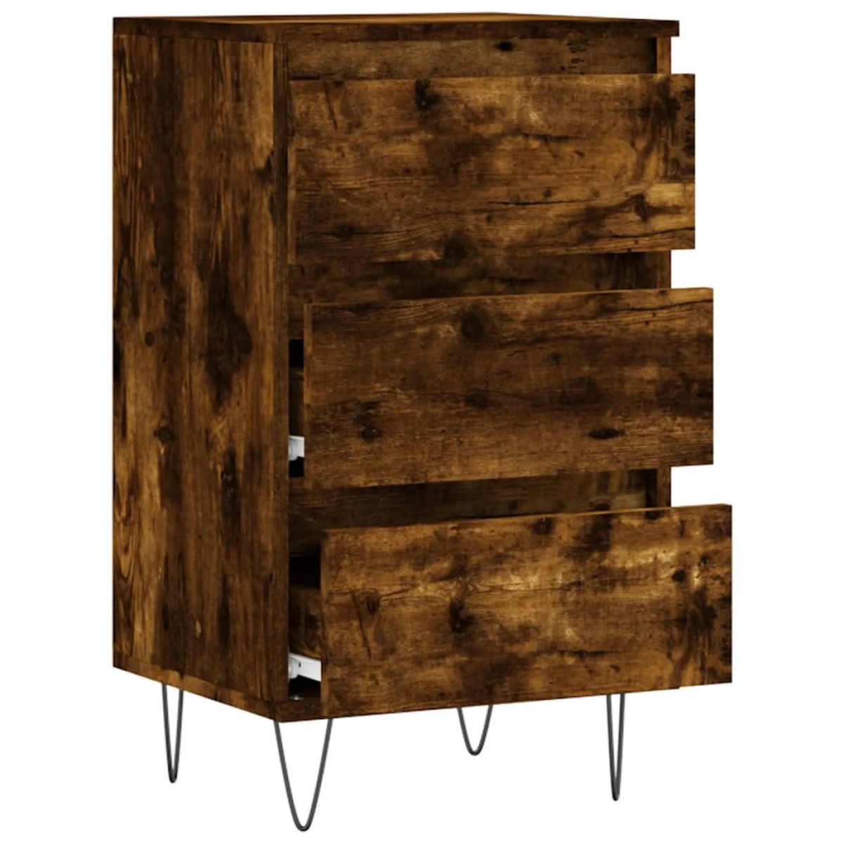 vidaXL Συρταριέρα Καπνιστή Δρυς 40 x 35 x 70 εκ. από Επεξεργ. Ξύλο