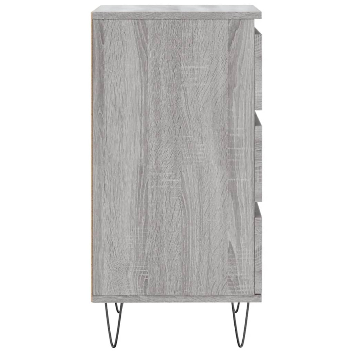 vidaXL Συρταριέρα Γκρι Sonoma 40 x 35 x 70 εκ. από Επεξεργασμένο Ξύλο