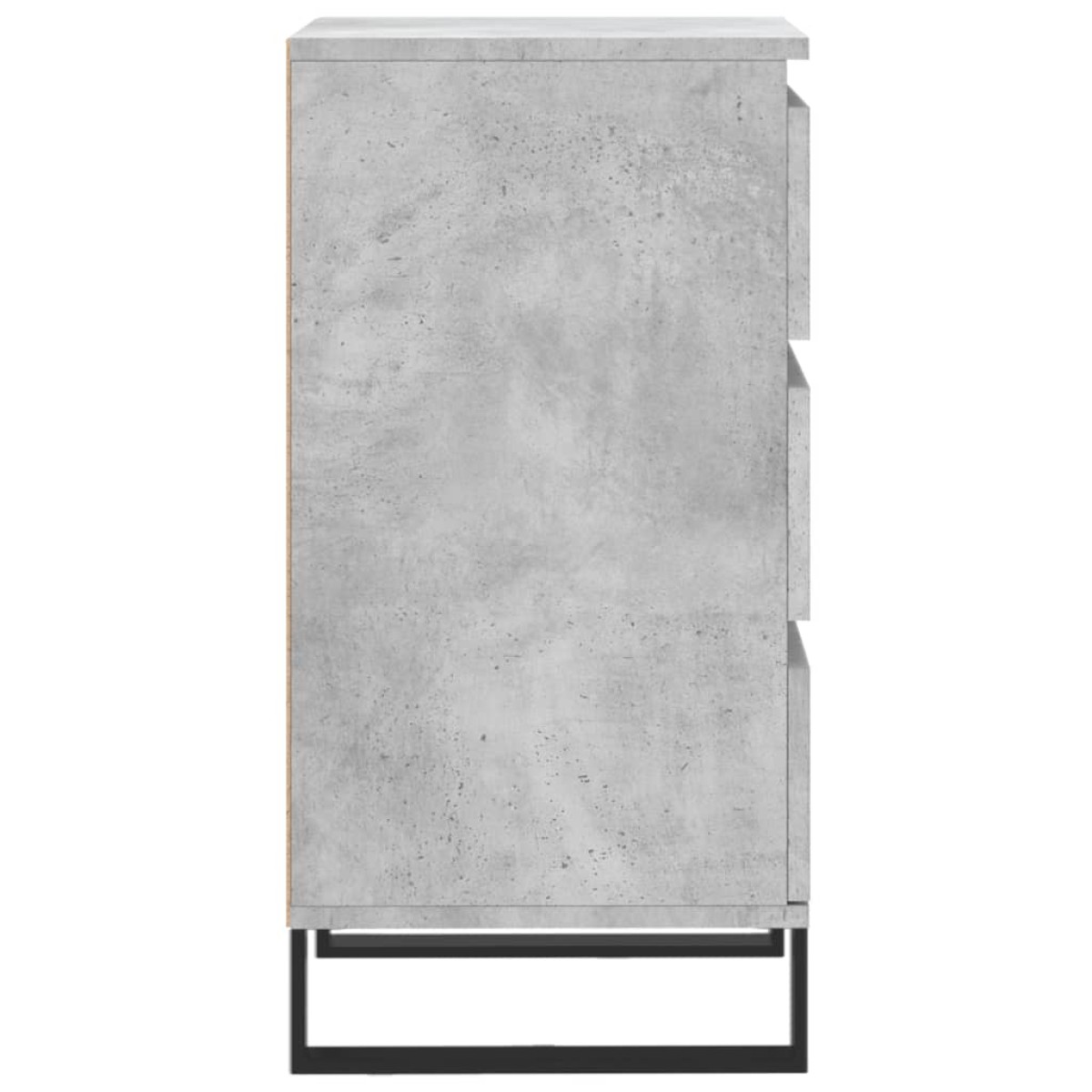 vidaXL Συρταριέρα Γκρι Σκυροδ. 40 x 35 x 70 εκ. από Επεξεργασμένο Ξύλο