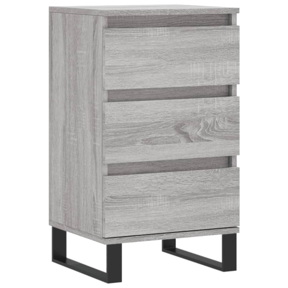 vidaXL Συρταριέρα Γκρι Sonoma 40 x 35 x 70 εκ. από Επεξεργασμένο Ξύλο