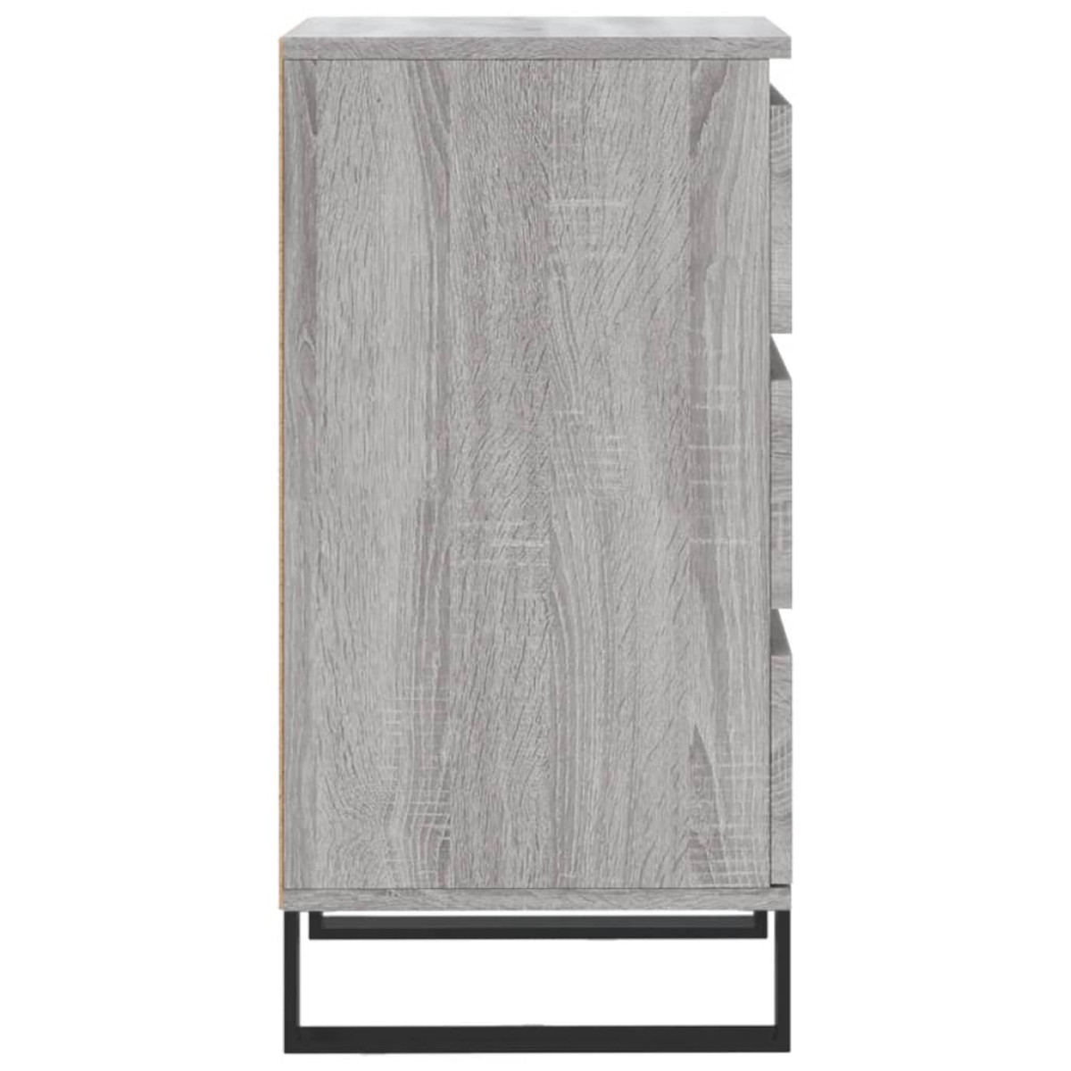 vidaXL Συρταριέρα Γκρι Sonoma 40 x 35 x 70 εκ. από Επεξεργασμένο Ξύλο