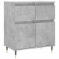 vidaXL Ντουλάπι Γκρι Σκυροδέματος 60x35x70 εκ. Επεξεργασμένο Ξύλο