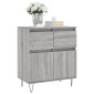 vidaXL Ντουλάπι Γκρι Sonoma 60x35x70 εκ. από Επεξεργασμένο Ξύλο