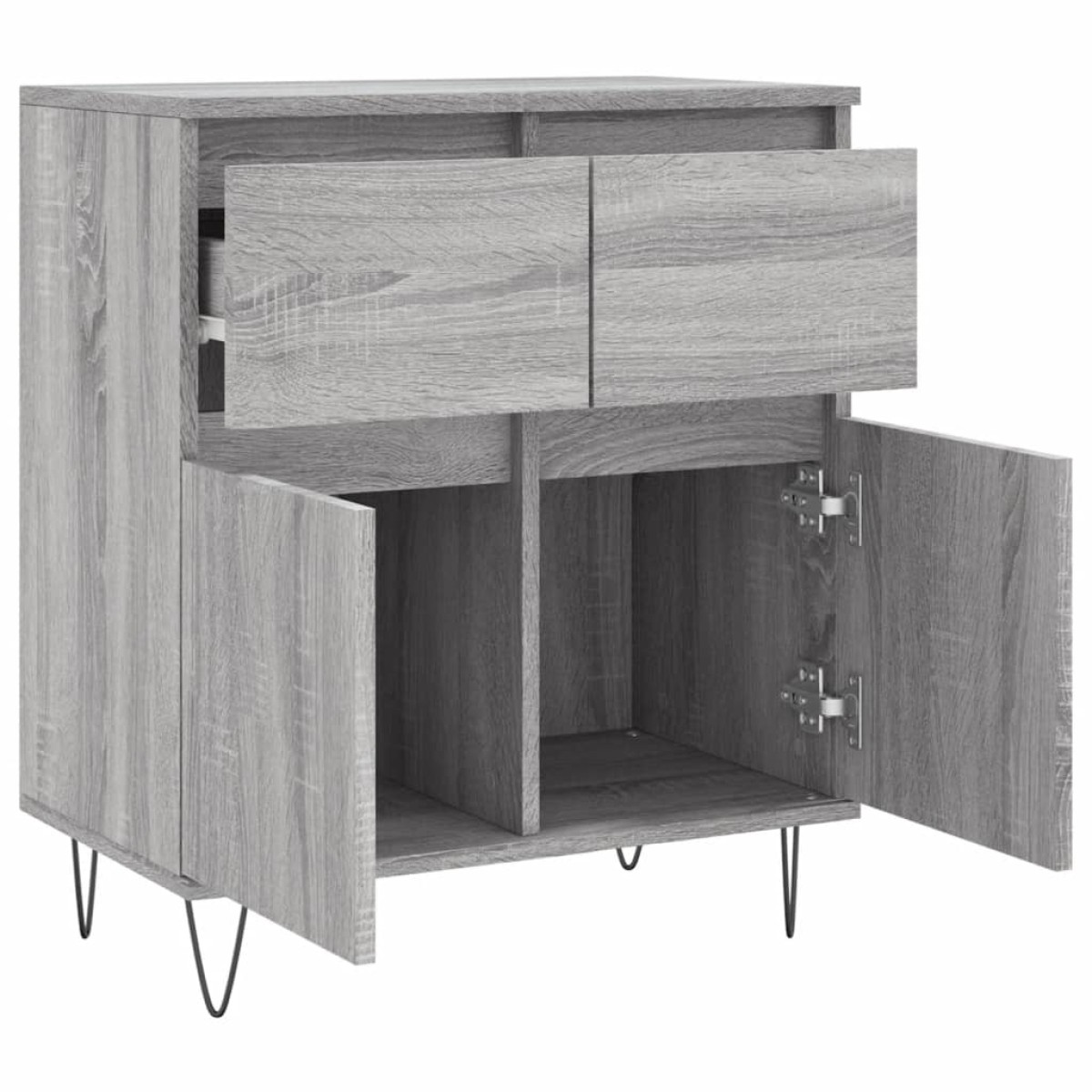 vidaXL Ντουλάπι Γκρι Sonoma 60x35x70 εκ. από Επεξεργασμένο Ξύλο