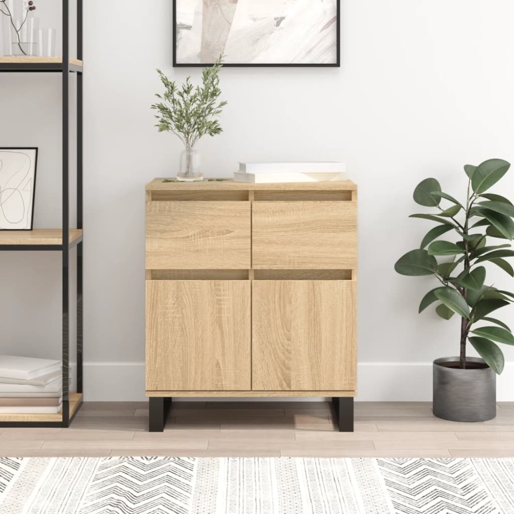 vidaXL Συρταριέρα Sonoma Δρυς 60x35x70 εκ. Επεξεργασμένο Ξύλο