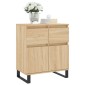 vidaXL Συρταριέρα Sonoma Δρυς 60x35x70 εκ. Επεξεργασμένο Ξύλο