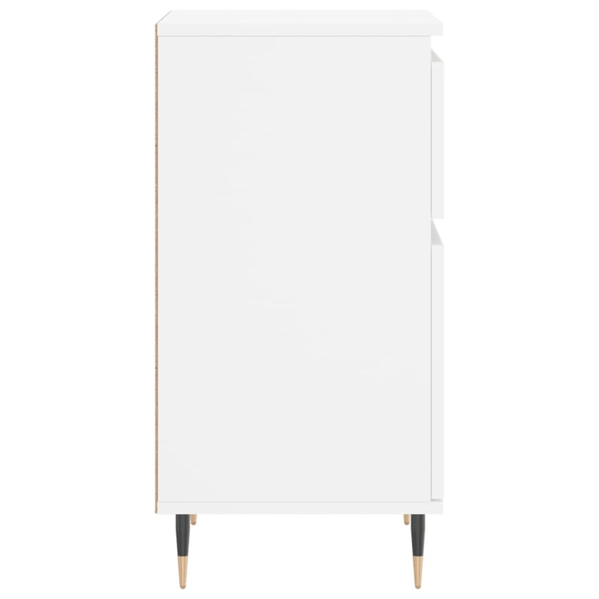 vidaXL Συρταριέρα Λευκή 40 x 35 x 70 εκ. από Επεξεργασμένο Ξύλο