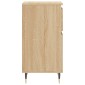 vidaXL Συρταριέρα Sonoma Δρυς 40 x 35 x 70 εκ. από Επεξεργασμένο Ξύλο
