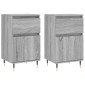vidaXL Ντουλάπια 2 τεμ. Γκρι Sonoma 40x35x70 εκ. Επεξεργασμένο Ξύλο