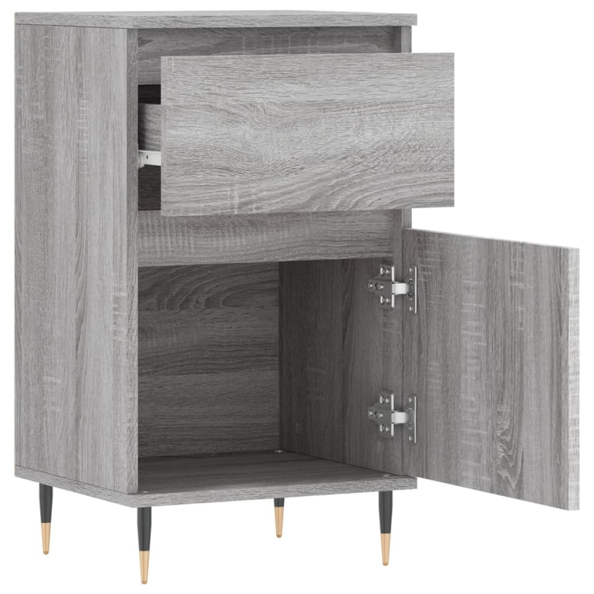 vidaXL Ντουλάπια 2 τεμ. Γκρι Sonoma 40x35x70 εκ. Επεξεργασμένο Ξύλο