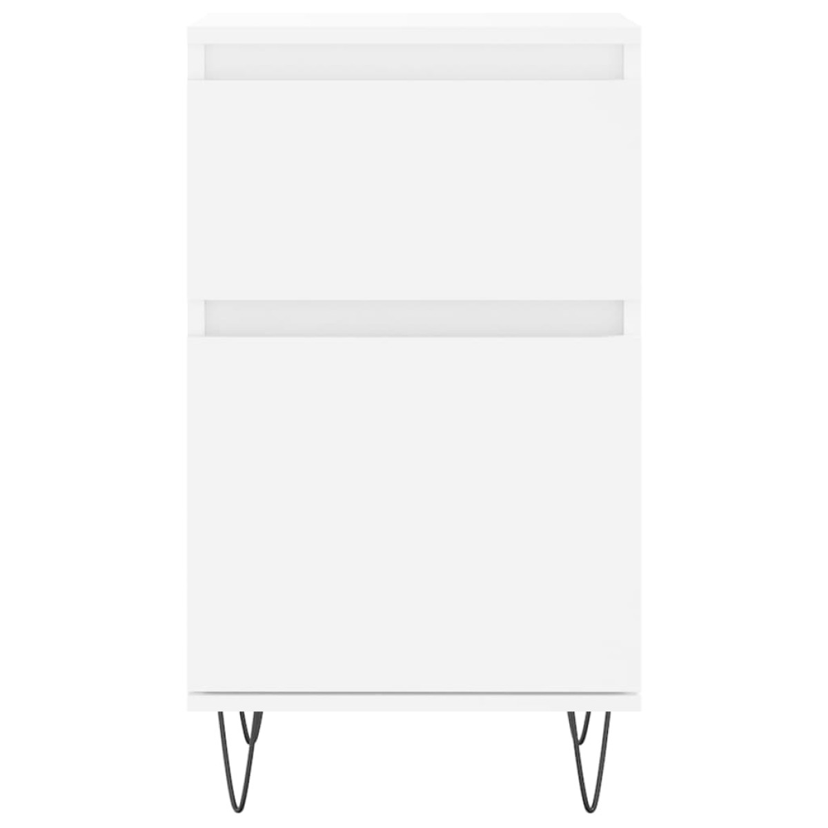 vidaXL Συρταριέρα Λευκή 40 x 35 x 70 εκ. από Επεξεργασμένο Ξύλο