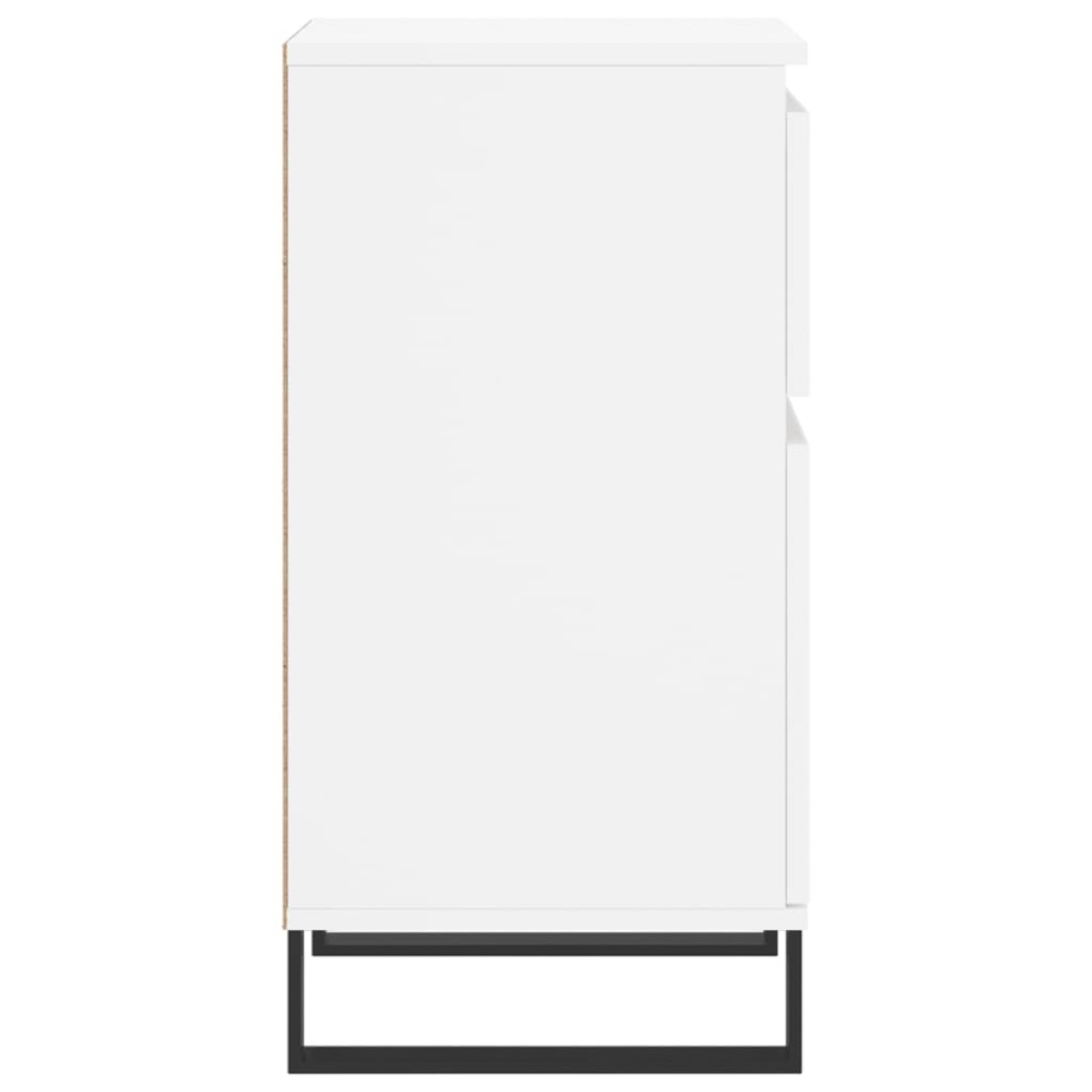vidaXL Συρταριέρα Λευκή 40 x 35 x 70 εκ. από Επεξεργασμένο Ξύλο