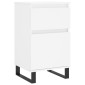 vidaXL Ντουλάπια 2 τεμ. Λευκά 40 x 35 x 70 εκ. από Επεξεργασμένο Ξύλο