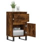 vidaXL Ντουλάπια 2 τεμ. Καπνιστή Δρυς 40x35x70 εκ. από Επεξεργ. Ξύλο