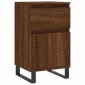 vidaXL Ντουλάπια 2 τεμ. Καφέ Δρυς 40x35x70 εκ. από Επεξεργασμένο Ξύλο