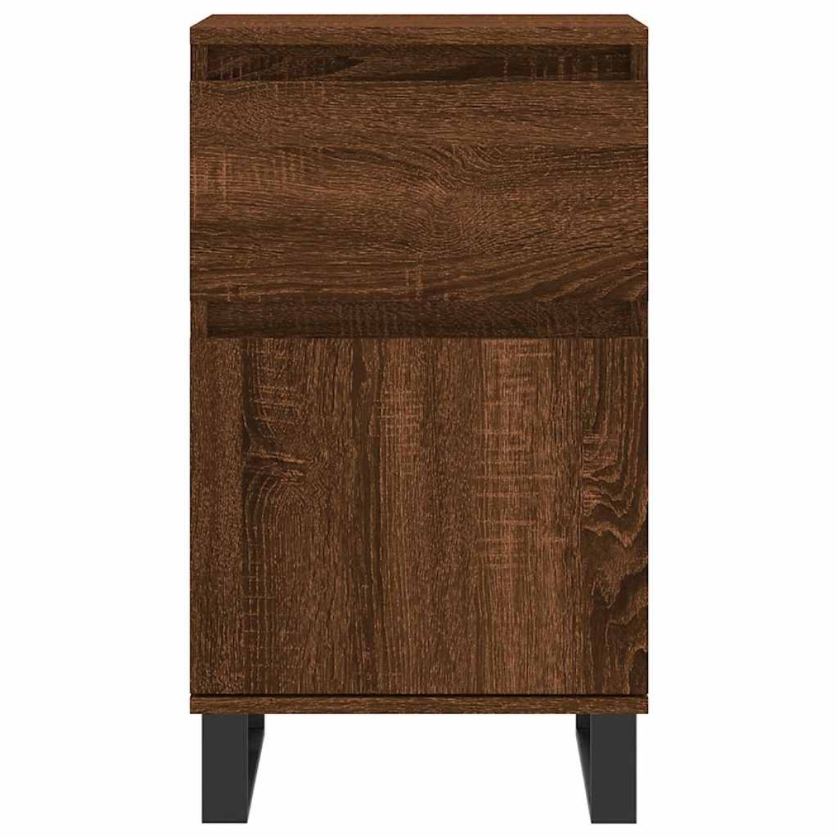 vidaXL Ντουλάπια 2 τεμ. Καφέ Δρυς 40x35x70 εκ. από Επεξεργασμένο Ξύλο