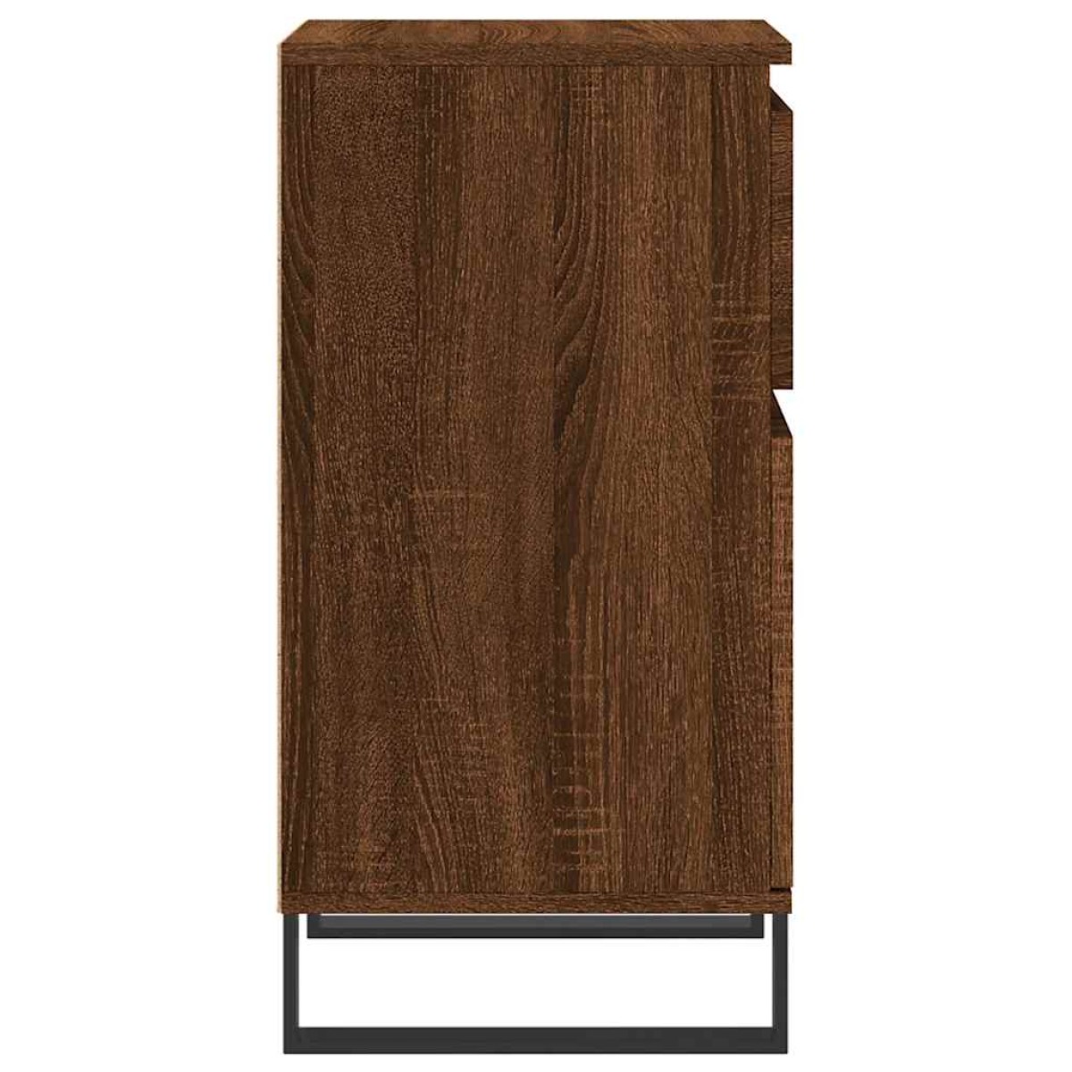 vidaXL Ντουλάπια 2 τεμ. Καφέ Δρυς 40x35x70 εκ. από Επεξεργασμένο Ξύλο