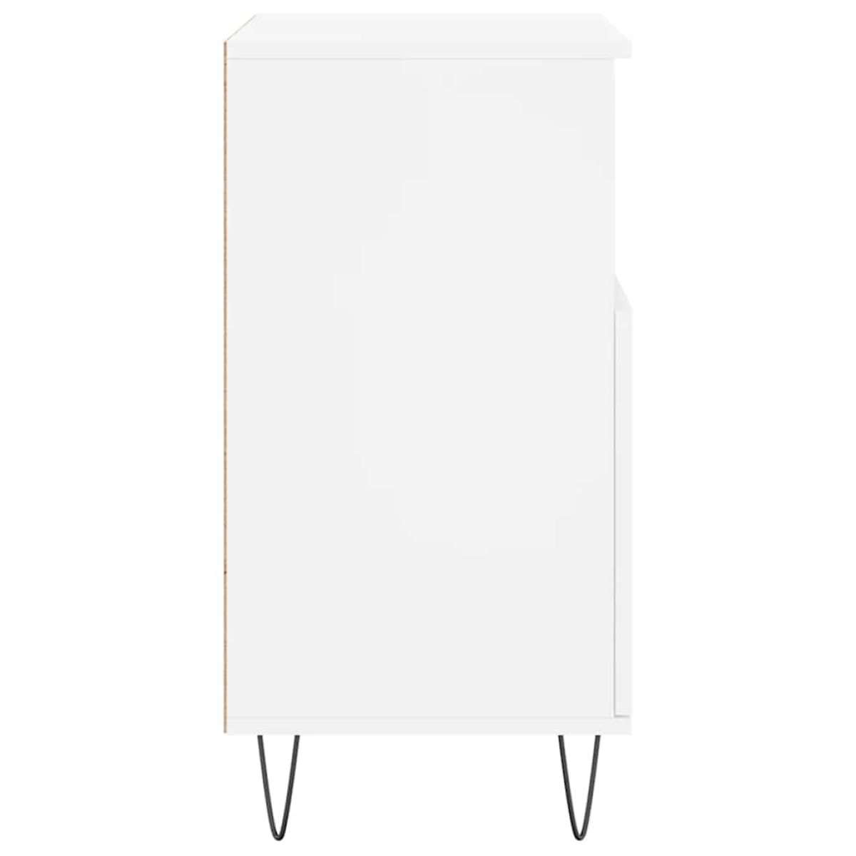 vidaXL Συρταριέρα Λευκή 60 x 35 x 70 εκ. από Επεξεργασμένο Ξύλο