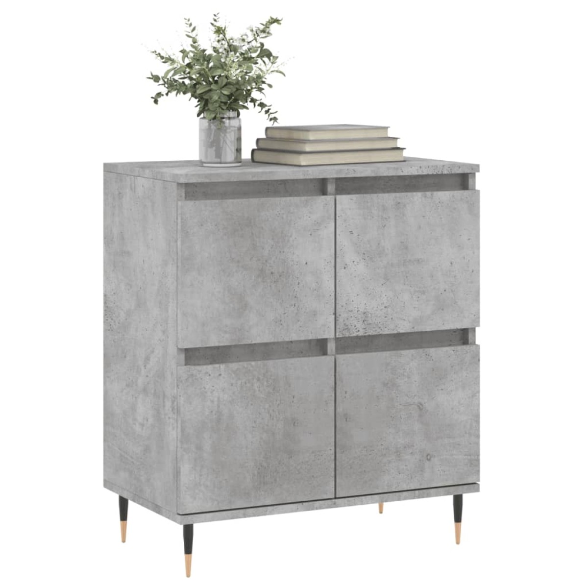 vidaXL Ντουλάπι Γκρι Σκυροδέματος 60x35x70 εκ. Επεξεργασμένο Ξύλο