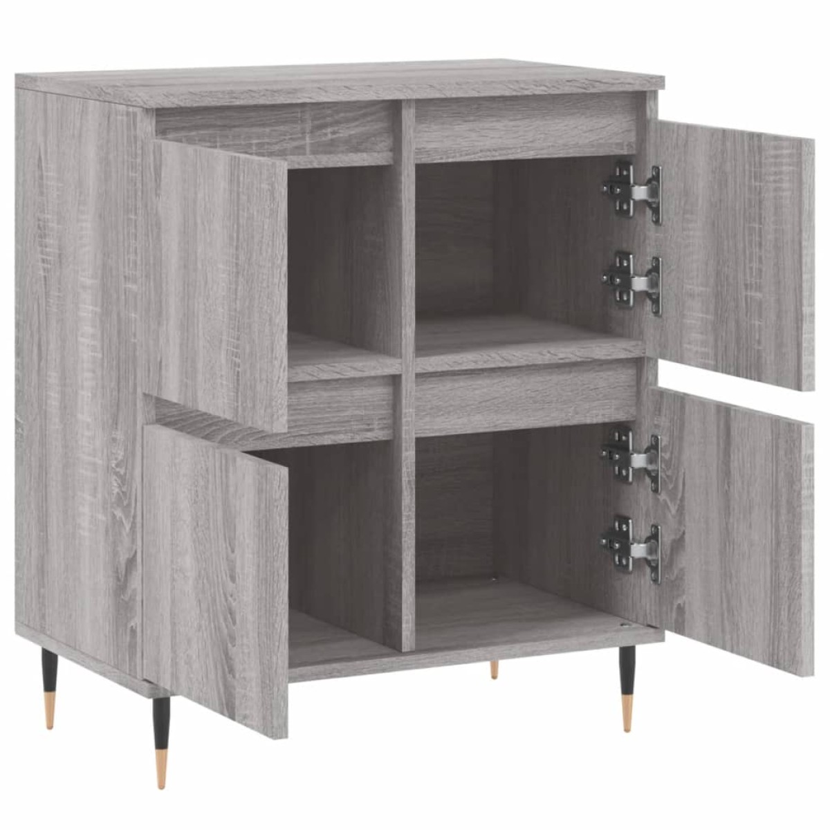 vidaXL Ντουλάπι Γκρι Sonoma 60x35x70 εκ. από Επεξεργασμένο Ξύλο