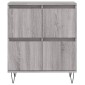 vidaXL Ντουλάπι Γκρι Sonoma 60x35x70 εκ. από Επεξεργασμένο Ξύλο
