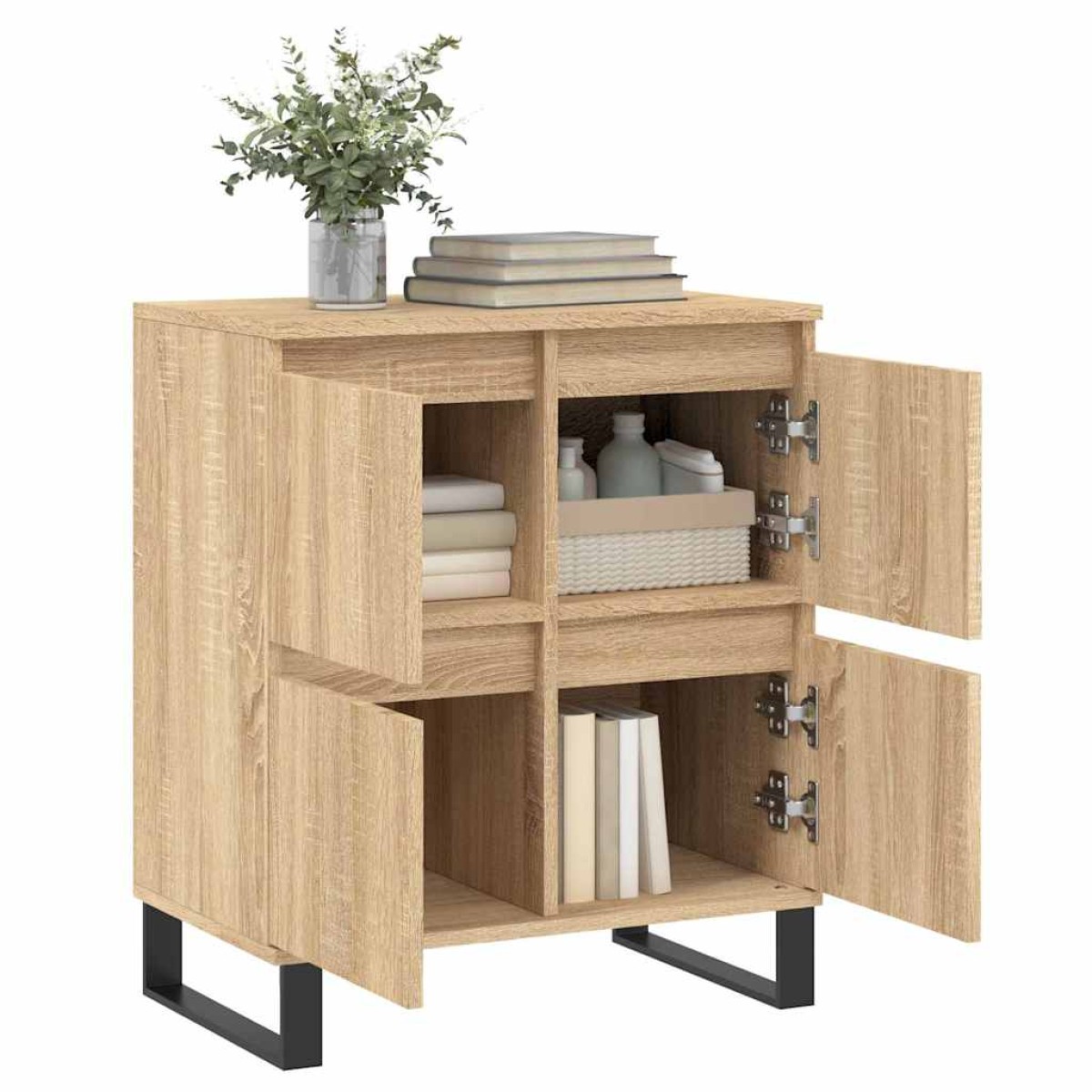 vidaXL Συρταριέρα Sonoma Δρυς 60x35x70 εκ. Επεξεργασμένο Ξύλο