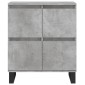 vidaXL Ντουλάπι Γκρι Σκυροδέματος 60x35x70 εκ. Επεξεργασμένο Ξύλο