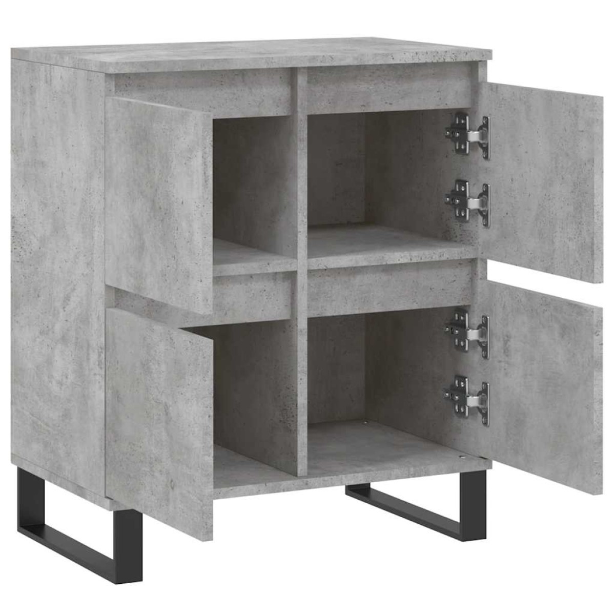 vidaXL Ντουλάπι Γκρι Σκυροδέματος 60x35x70 εκ. Επεξεργασμένο Ξύλο
