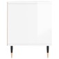 vidaXL Έπιπλο Τηλεόρασης Γυαλ. Λευκό 100x34,5x44,5 εκ. Επεξεργ. Ξύλο