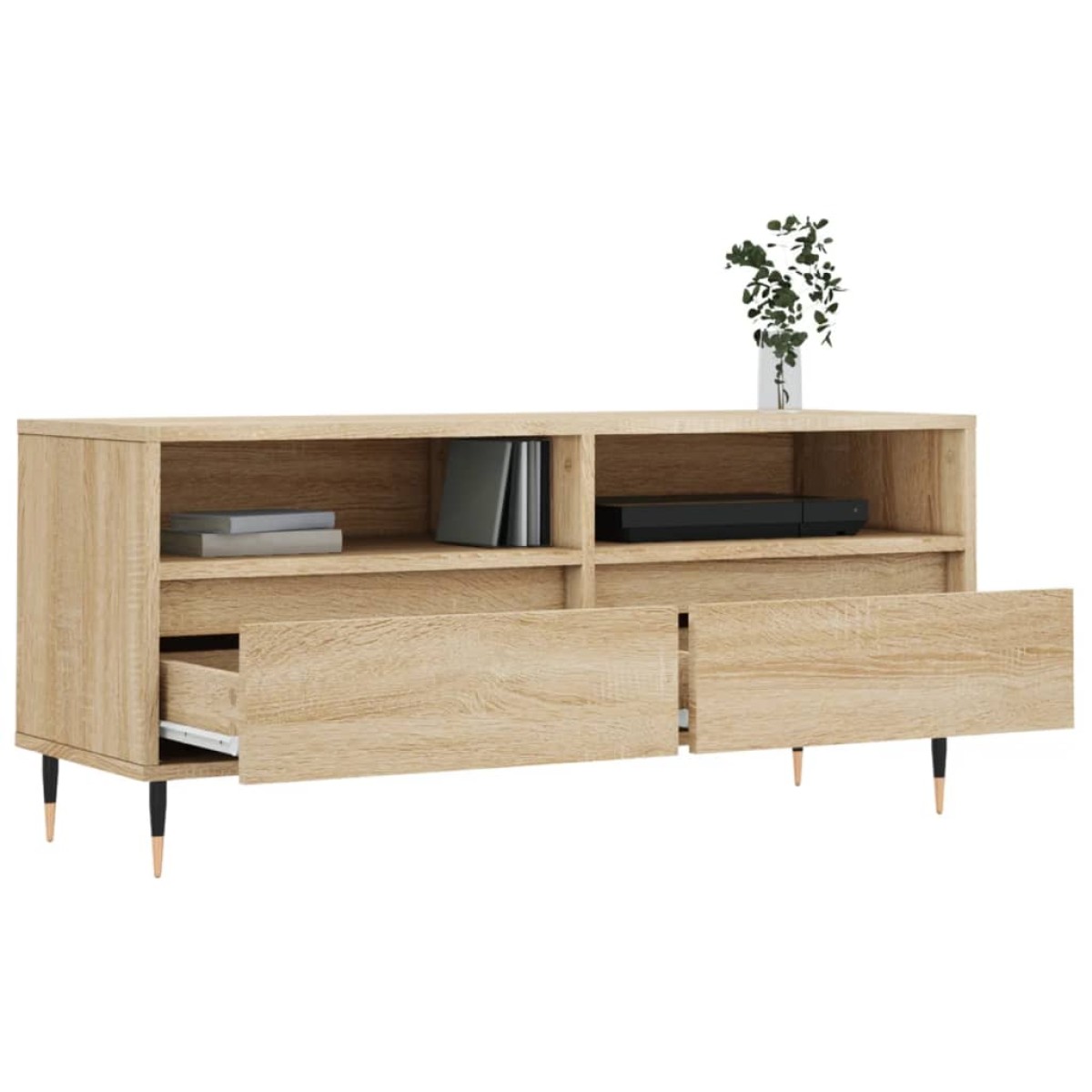 vidaXL Έπιπλο Τηλεόρασης Sonoma Δρυς 100 x 34,5 x 44,5 εκ. Επεξ. Ξύλο