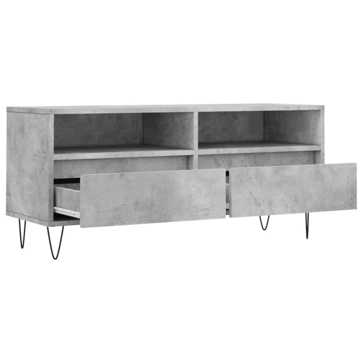 vidaXL Έπιπλο Τηλεόρασης Γκρι Σκυρ. 100 x 34,5 x 44,5 εκ. Επεξ. Ξύλο