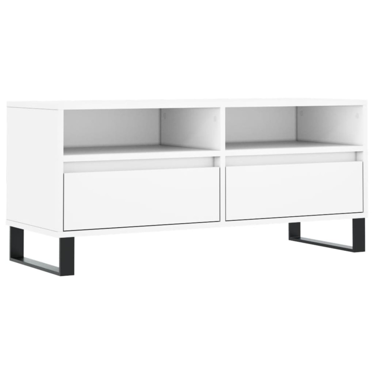 vidaXL Έπιπλο Τηλεόρασης Λευκό 100x34,5x44,5 εκ. Επεξεργασμένο Ξύλο