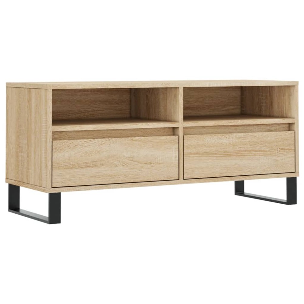 vidaXL Έπιπλο Τηλεόρασης Sonoma Δρυς 100 x 34,5 x 44,5 εκ. Επεξ. Ξύλο