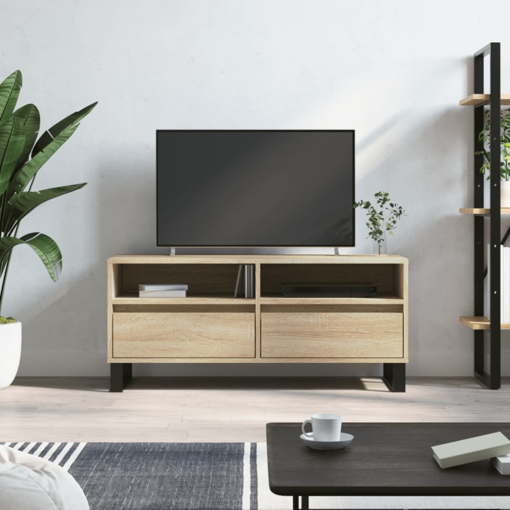 vidaXL Έπιπλο Τηλεόρασης Sonoma Δρυς 100 x 34,5 x 44,5 εκ. Επεξ. Ξύλο