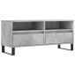 vidaXL Έπιπλο Τηλεόρασης Γκρι Σκυρ. 100 x 34,5 x 44,5 εκ. Επεξ. Ξύλο