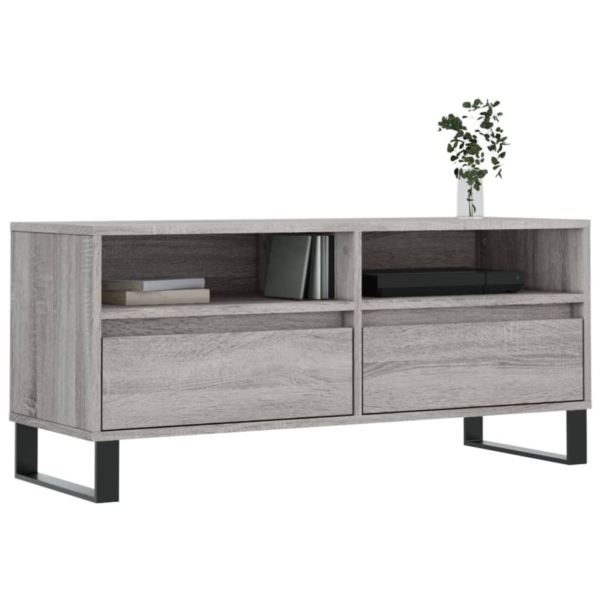 vidaXL Έπιπλο Τηλεόρασης Γκρι Sonoma 100x34,5x44,5 εκ. Επεξεργ. Ξύλο