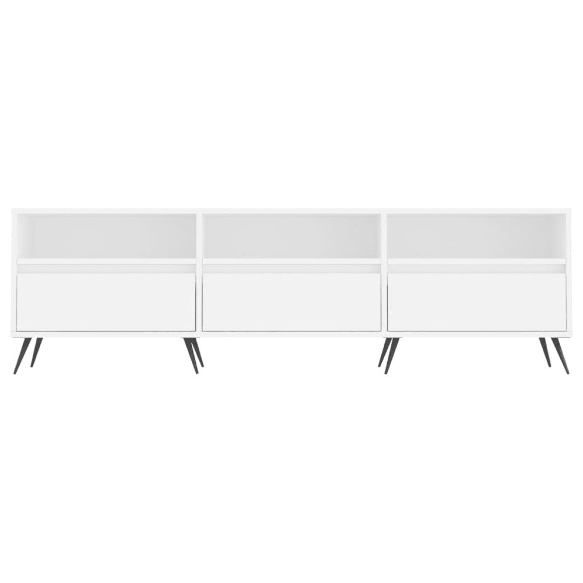 vidaXL Έπιπλο Τηλεόρασης Λευκό 150x30x44,5 εκ. Επεξεργασμένο Ξύλο