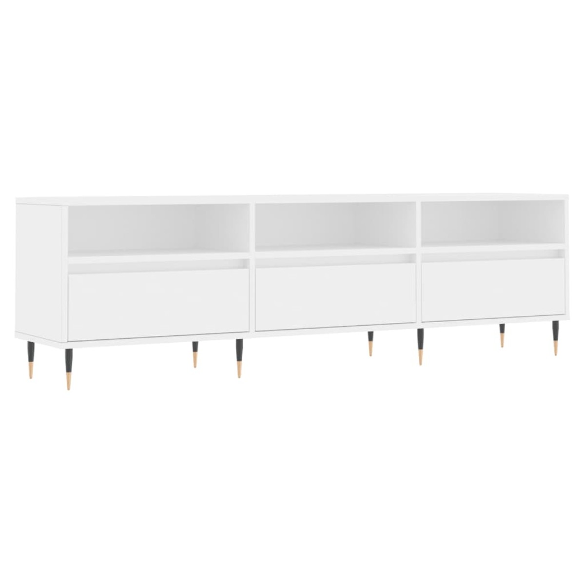 vidaXL Έπιπλο Τηλεόρασης Λευκό 150x30x44,5 εκ. Επεξεργασμένο Ξύλο