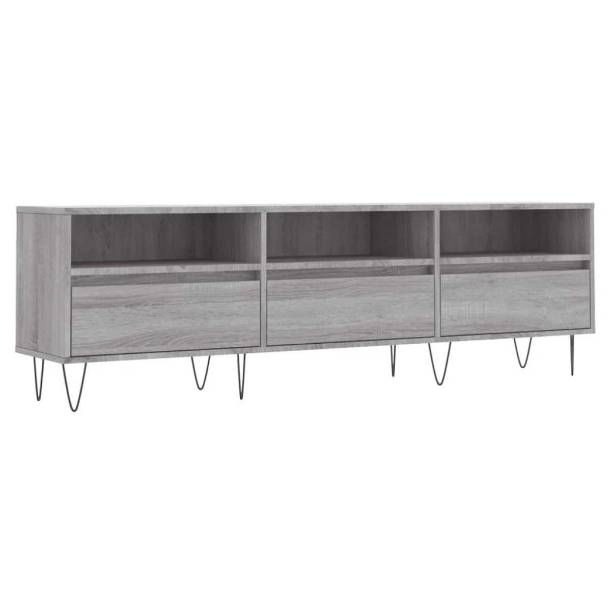 vidaXL Έπιπλο Τηλεόρασης Γκρι Sonoma 150x30x44,5 εκ. από Επεξεργ. Ξύλο