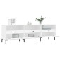 vidaXL Έπιπλο Τηλεόρασης Λευκό 150x30x44,5 εκ. Επεξεργασμένο Ξύλο